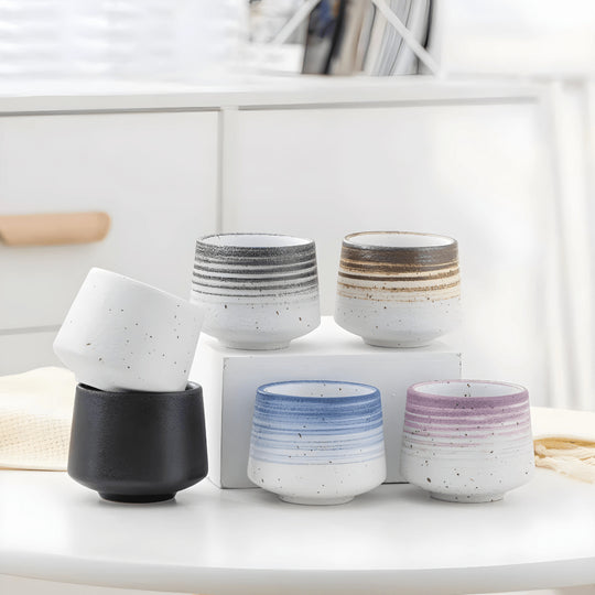 Japanse handgemaakte keramische theekop 190 ml