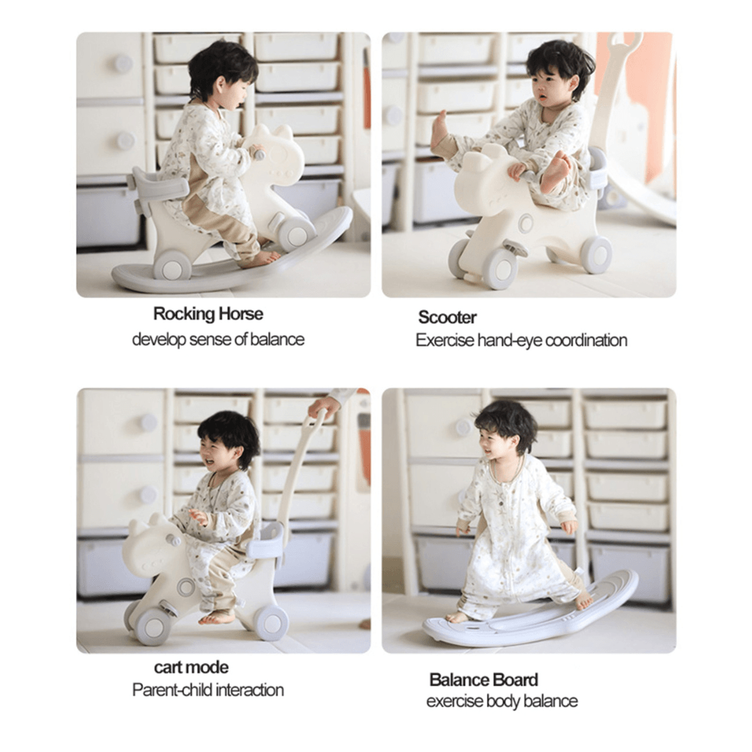 5 In 1 Baby Rocking Horse - EUROPEAN HOUSE HOLD