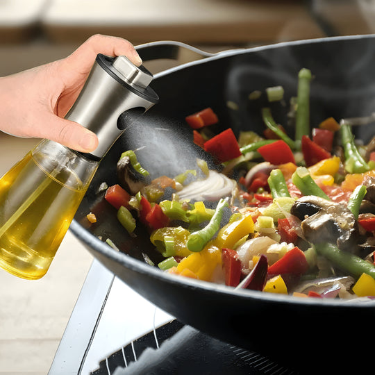 200ml Borosilicate Glass Oil Bottle with Stainless Steel Dispenser Lid