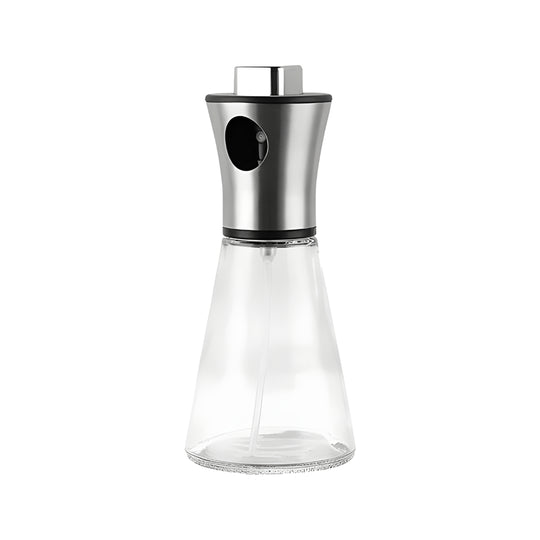 200ml Borosilicate Glass Oil Bottle with Stainless Steel Dispenser Lid