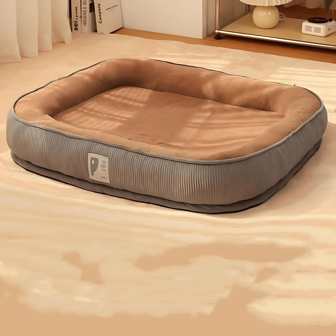 Soft Calming Cat Bed , Washable Cover , Anti-Slip Bottom