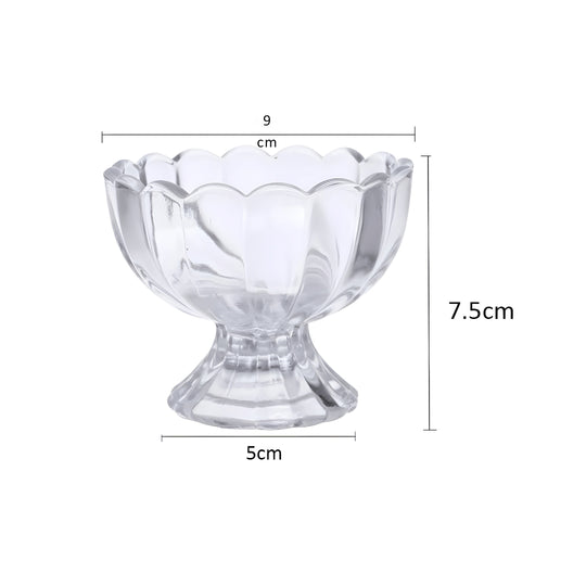 160ml Glass Dessert Bowl for Meghle, Ice Cream & Fruit
