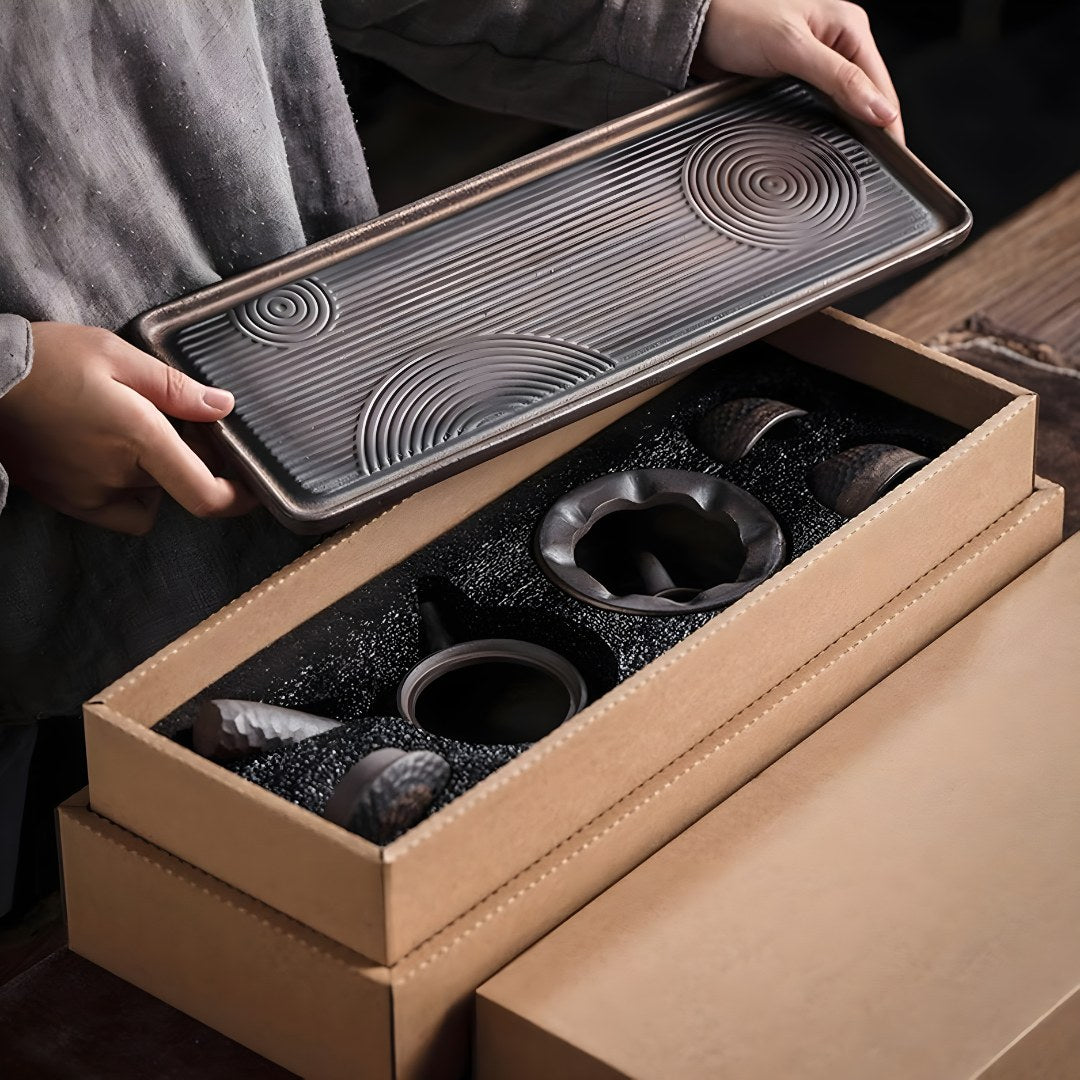 Premium Japanse retro theeset van aardewerk
