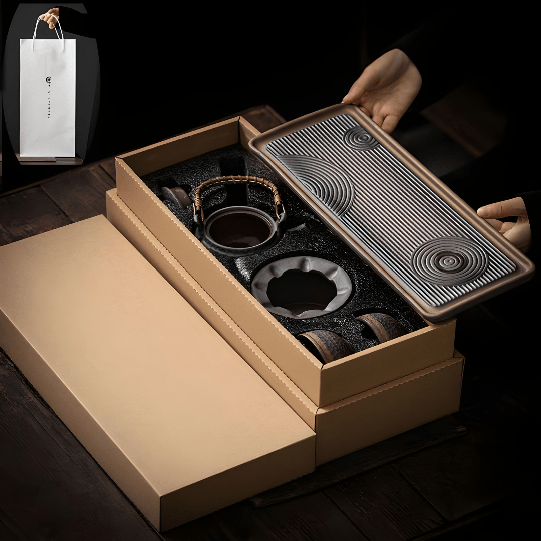 Premium Japanse retro theeset van aardewerk