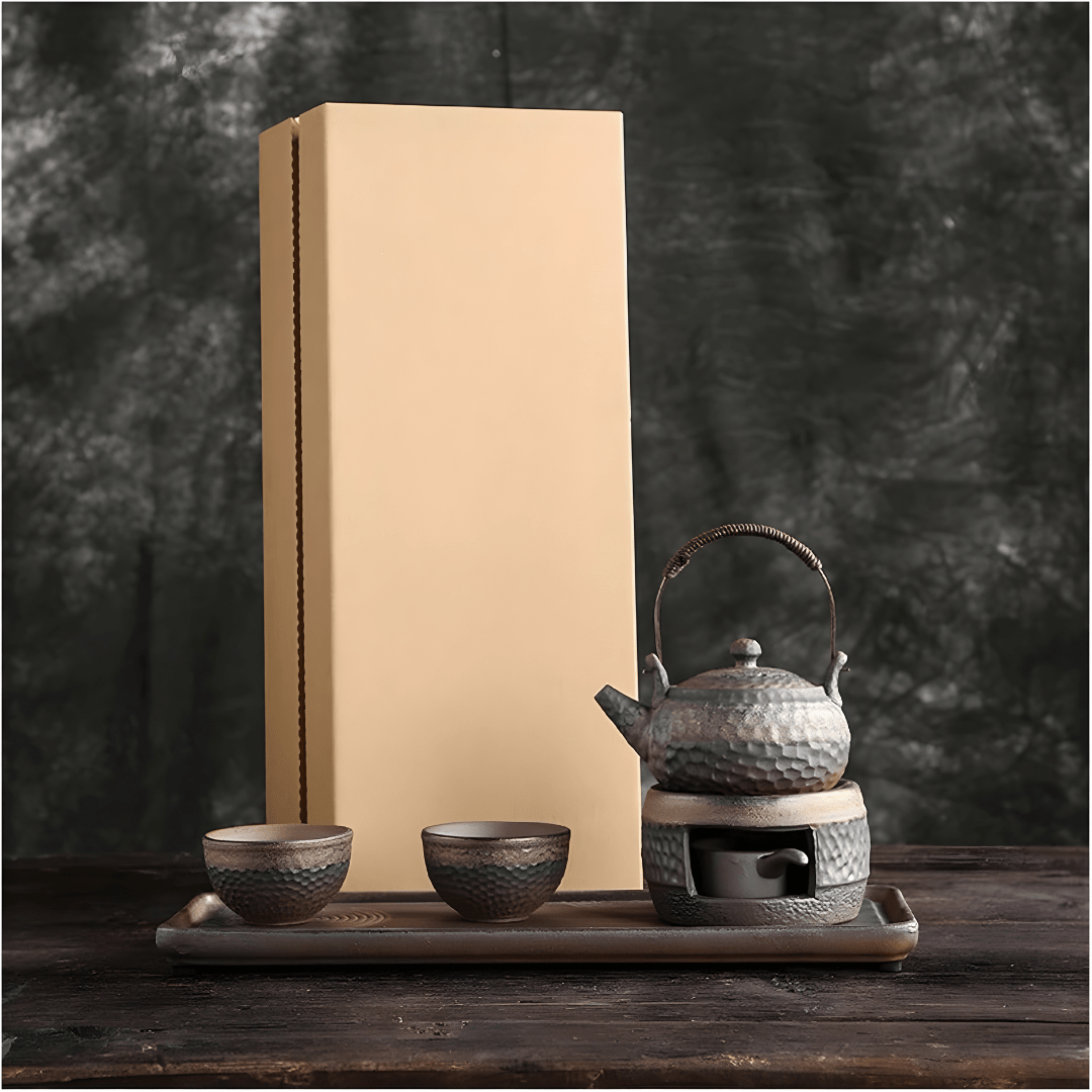 Premium Japanse retro theeset van aardewerk