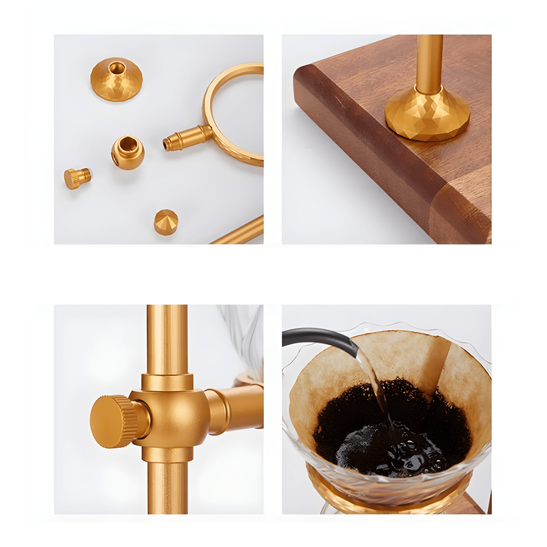 Premium Adjustable Pour-Over Coffee Dripper Stand Set