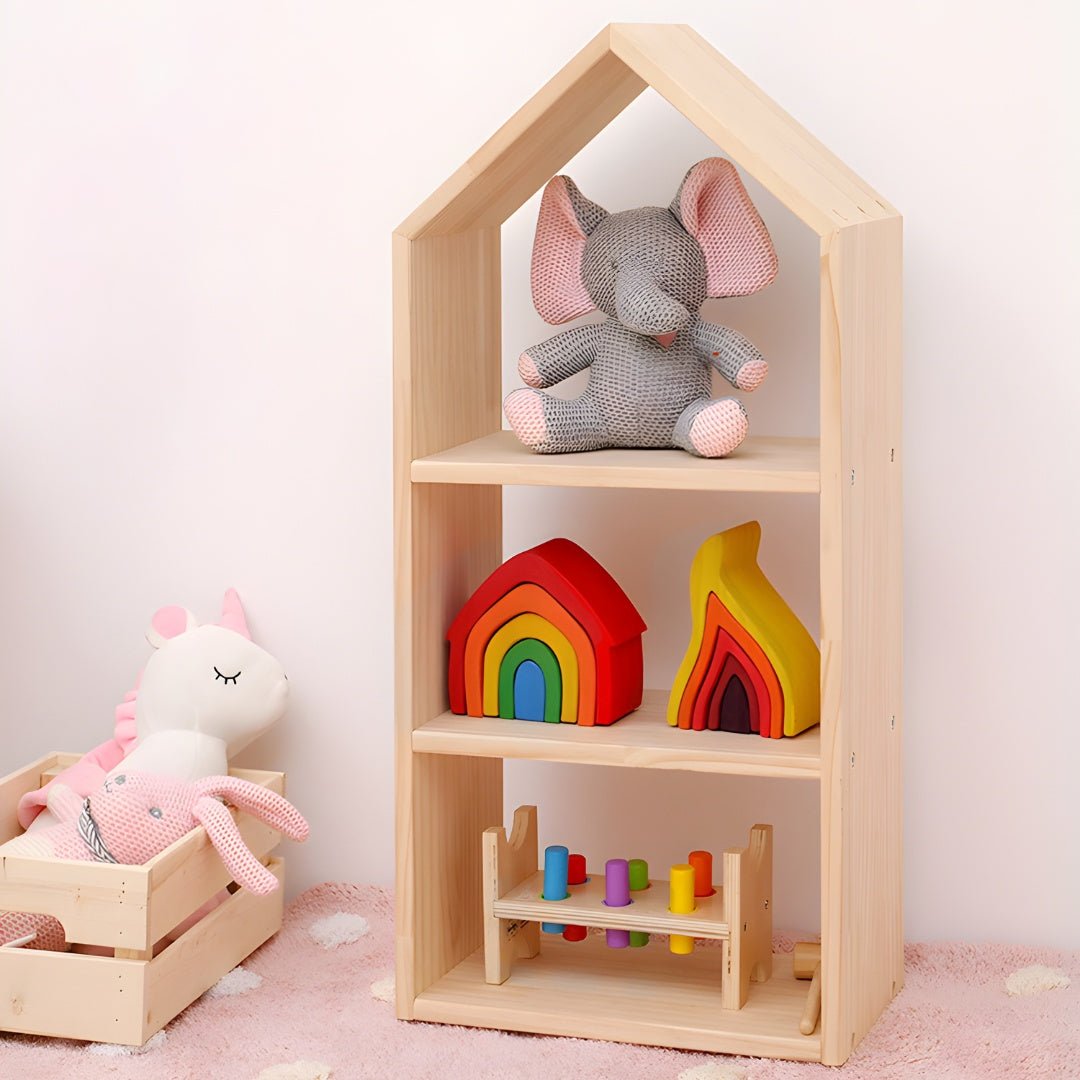 Wooden Kids Bookcase and Toy Organizer – European Household - Lebanon