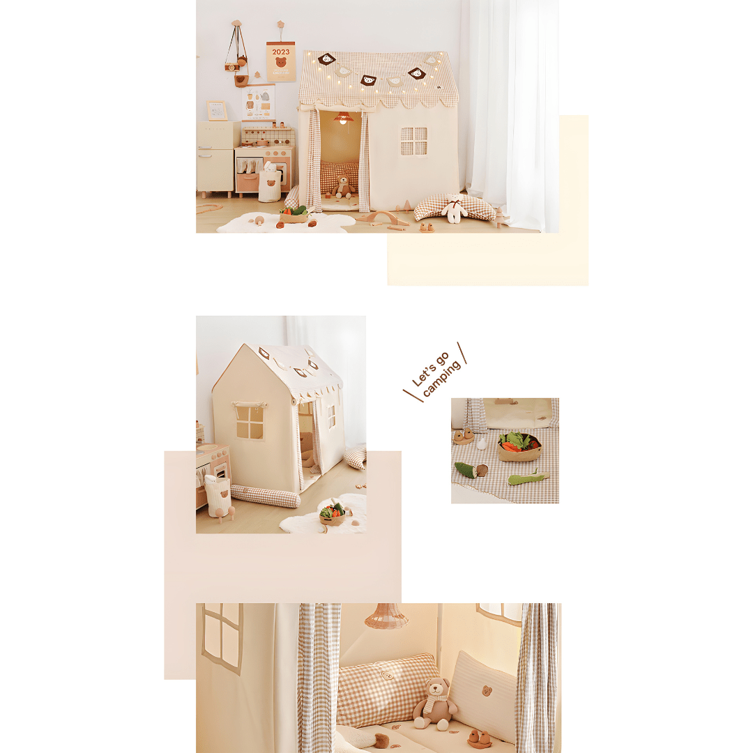 Beautiful Kids Play Tent with Dual Openings