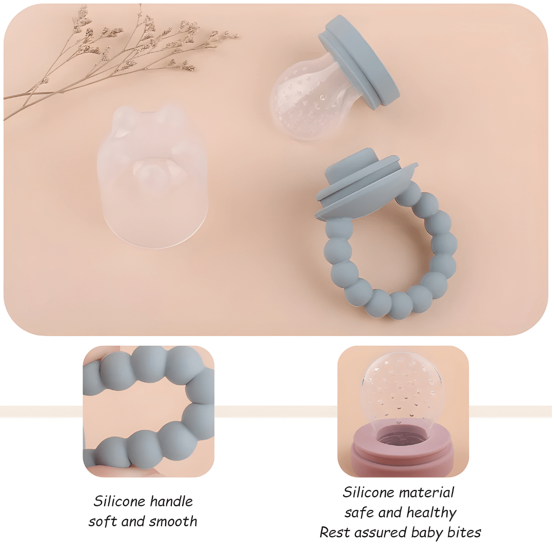 Eco-Friendly Silicone Ice Cube and Pacifier Set