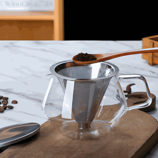 Premium Borosilicate Glass Coffee & Tea Pot–European Household-Lebanon