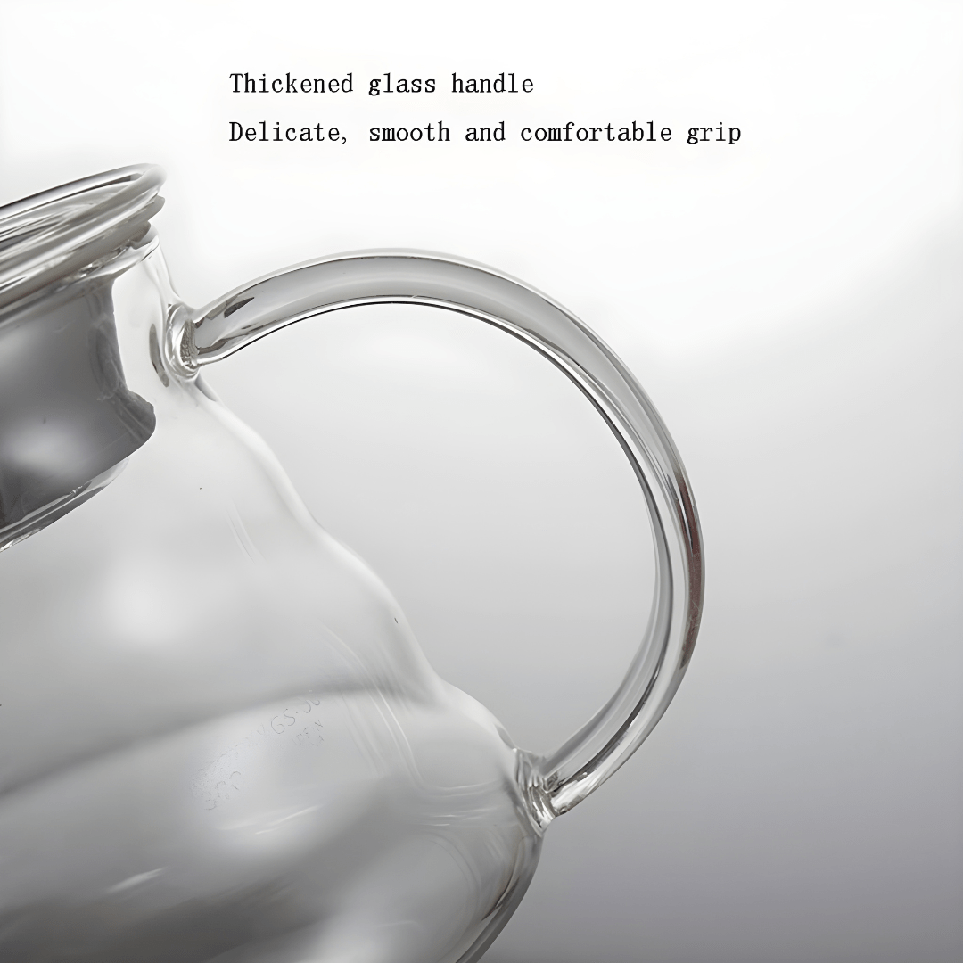 Koffiekan van hittebestendig glas met hoog borosilicaatgehalte, 360 of 800 ml