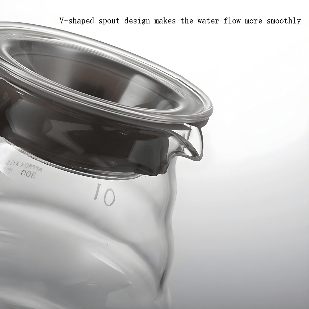 Koffiekan van hittebestendig glas met hoog borosilicaatgehalte, 360 of 800 ml