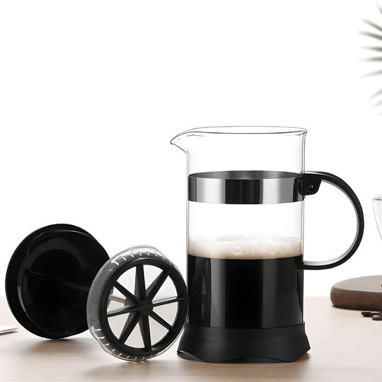 French Press coffee & tea maker with C‑shaped handle – 600ml or 1000ml – Beirut Lebanon