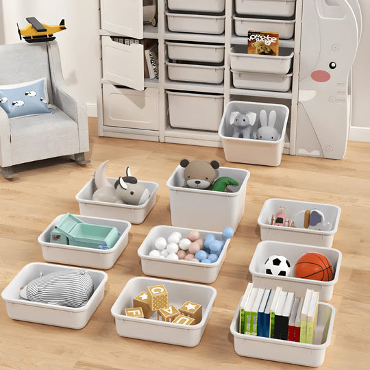 HDPE Olifantenontwerp Grote Capaciteit Baby & Kinderspeelgoed/Gadget Opslag