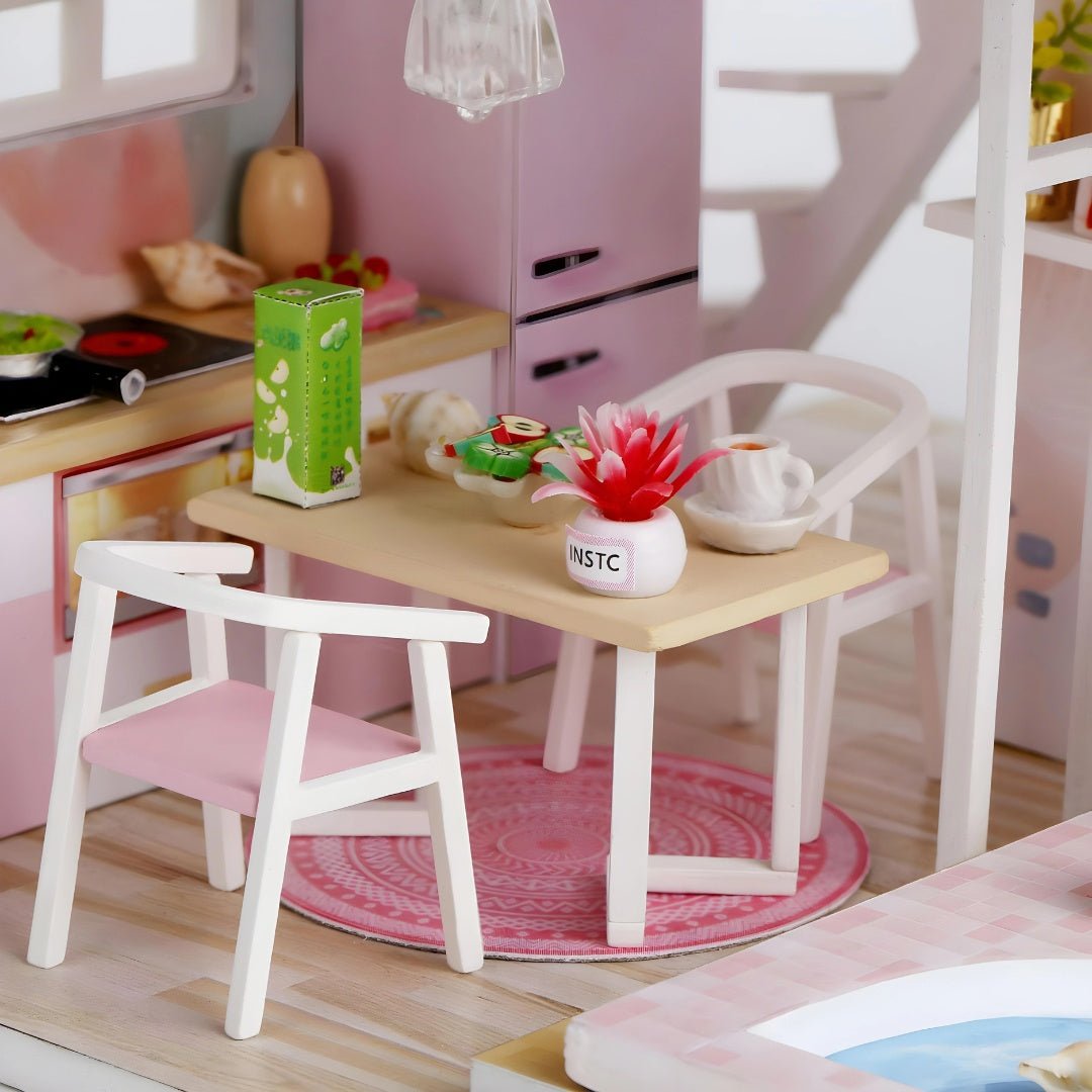 DIY First Love Miniature House – Wooden Furniture & LED Light