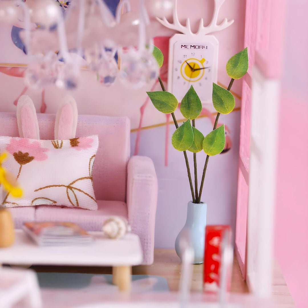 DIY First Love Miniature House – Wooden Furniture & LED Light