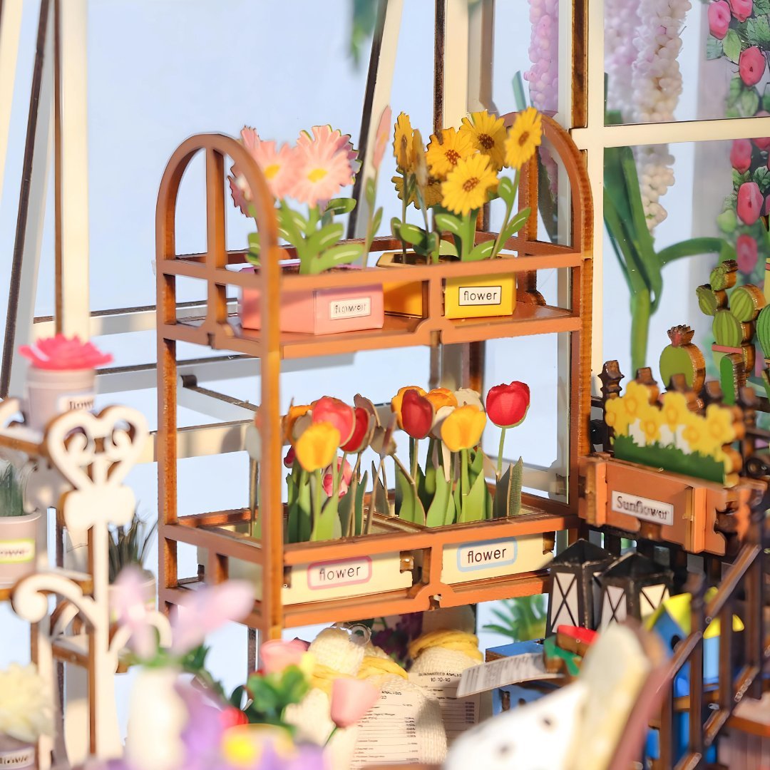 DIY Prachtig Tuinhuis Miniatuurpakket met LED-verlichting