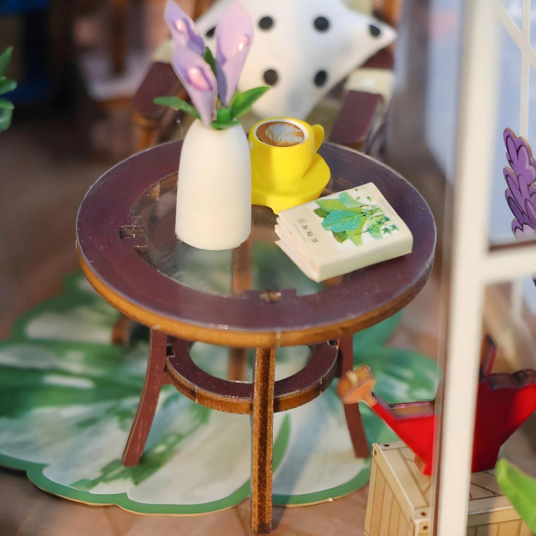 DIY Prachtig Tuinhuis Miniatuurpakket met LED-verlichting