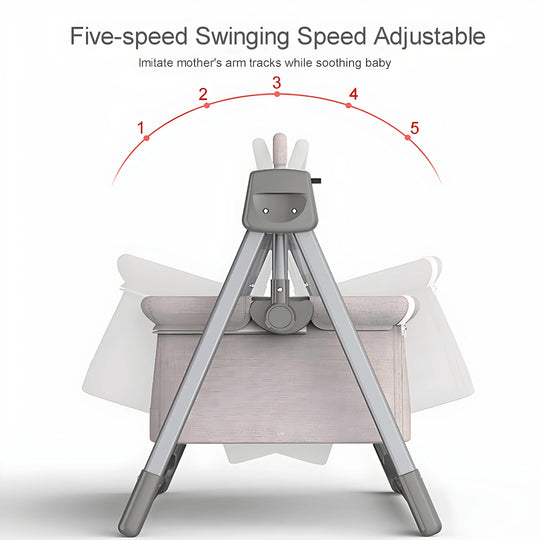 سرير أطفال متأرجح حديث الولادة من عمر 0 إلى 3 سنوات