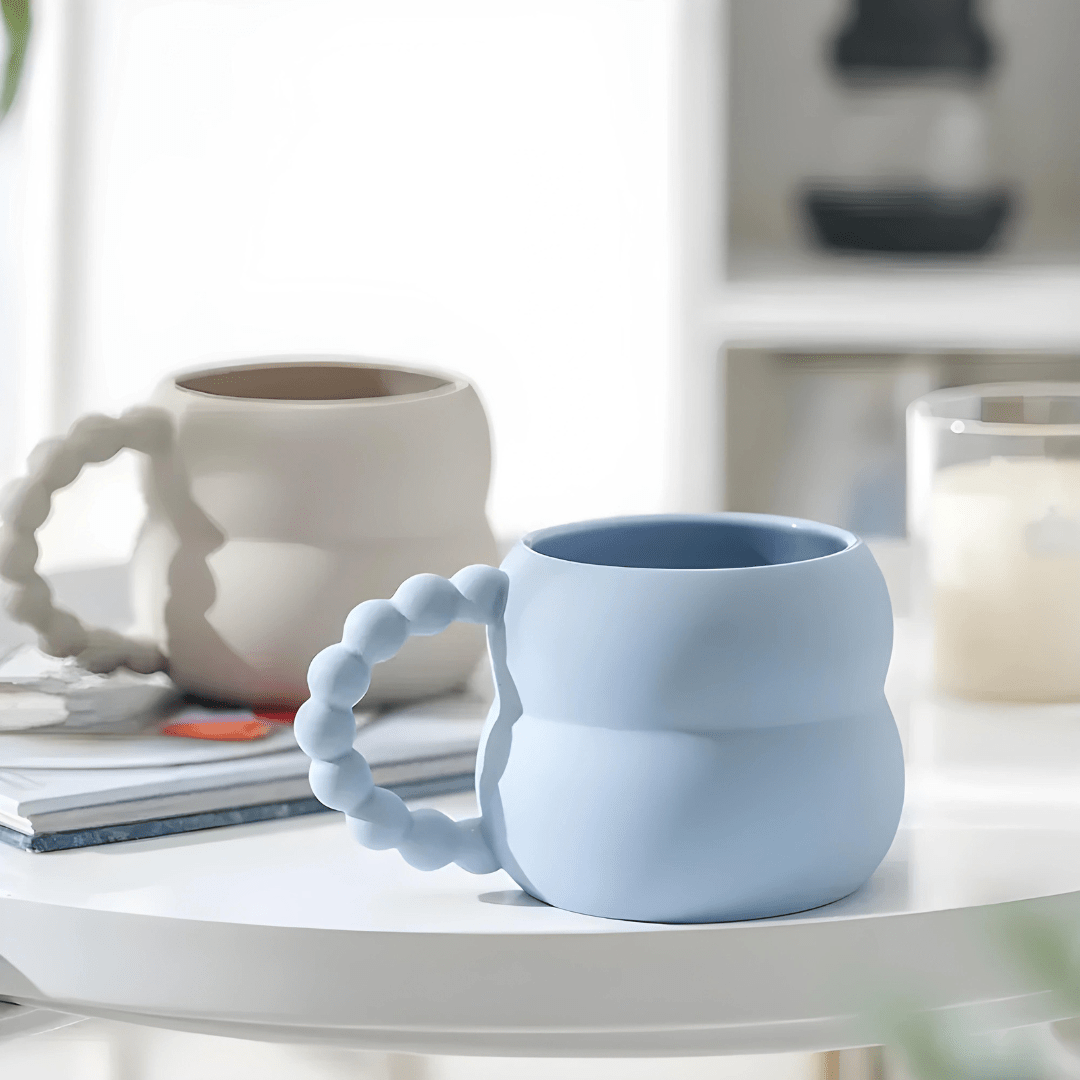 Purity Frosted Matte Coffee Mug – Cute & Unique 250ml Ceramic Cup