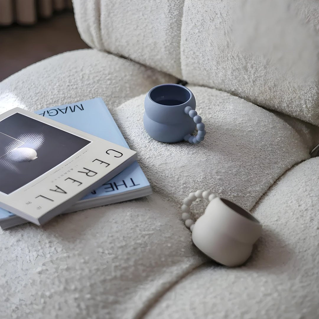 Purity Frosted Matte Coffee Mug – Cute & Unique 250ml Ceramic Cup