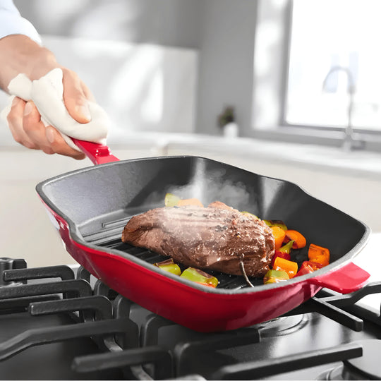 ERNESTO Cast Iron Pan (Ø 25 CM) Or Cast Iron Grill Pan (24.5 X 24.5 CM)