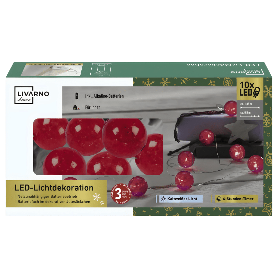 Livarno Home Decorative Led String Lights 1.85M