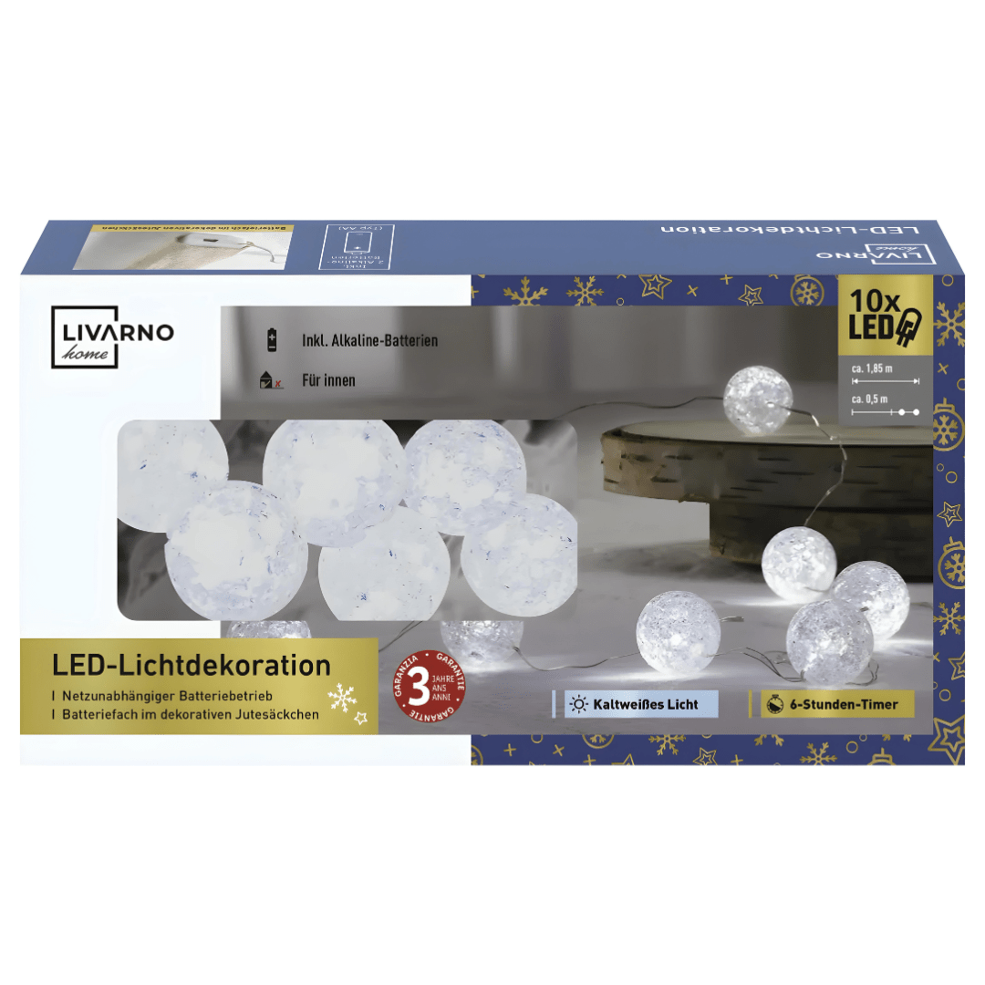 LIVARNO home Plastic Balls Light LED decoration