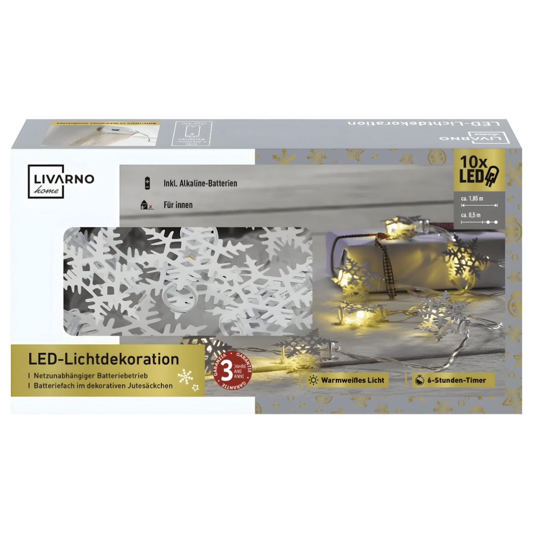 LIVARNO home Snow Flake Light LED decoration