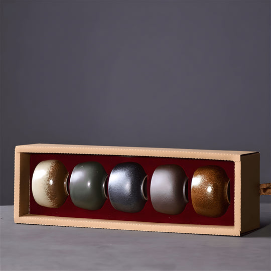 Japanese Rustic Pottery Tea Set Gift | European Household