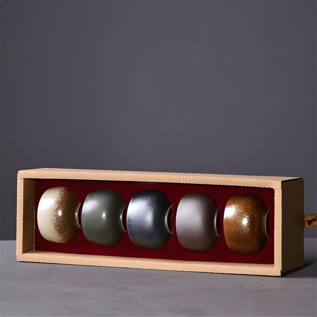 Japanese Rustic Pottery Tea Set Gift | European Household