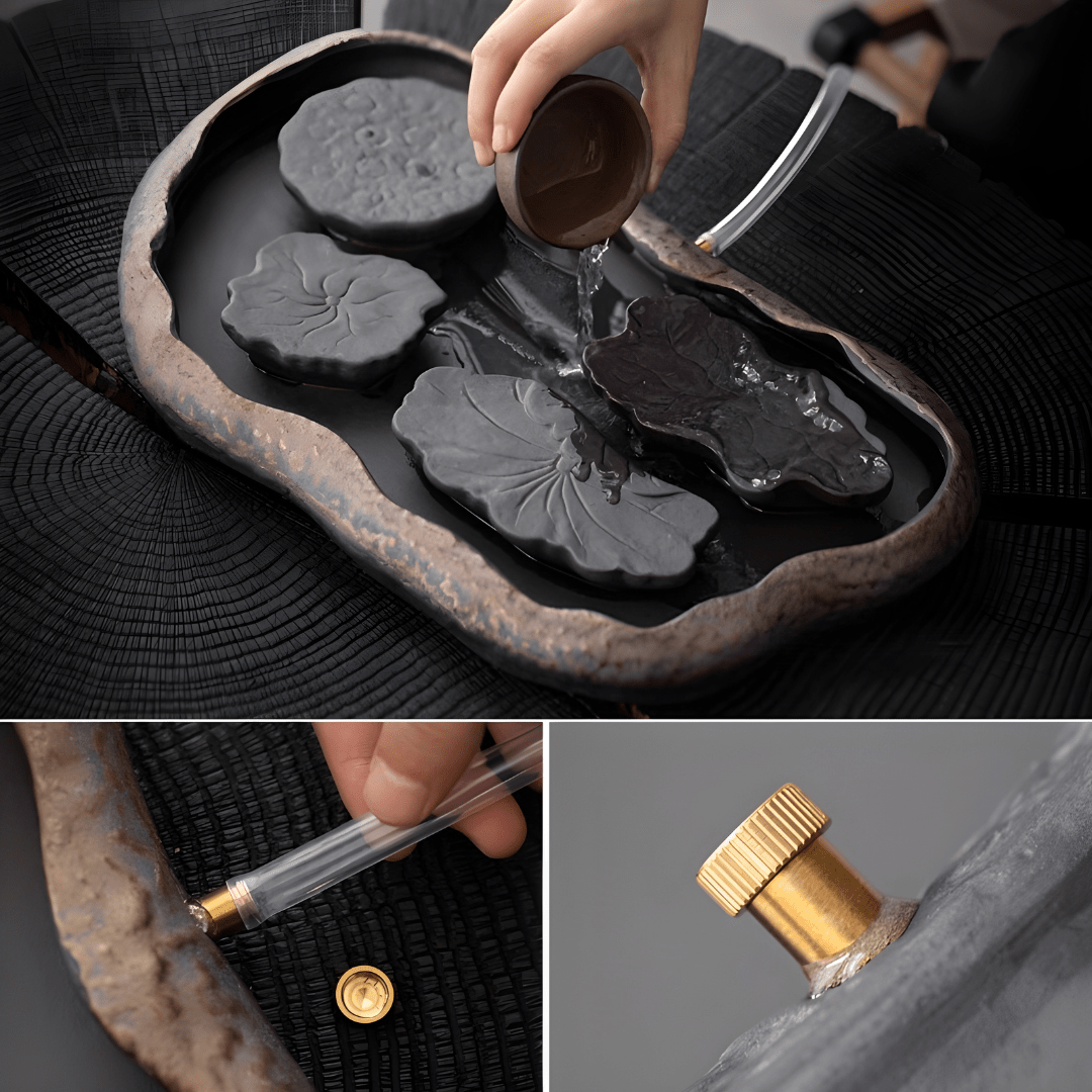 Japanse stijl Lotus Pond complete theeset
