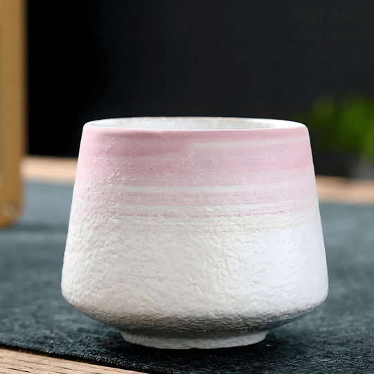 Hoge kwaliteit retro grof aardewerk kopje