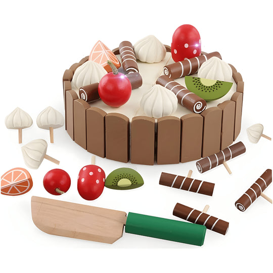 Wooden Magnetic Cake Set 3 Years + | Lebanon | European Household