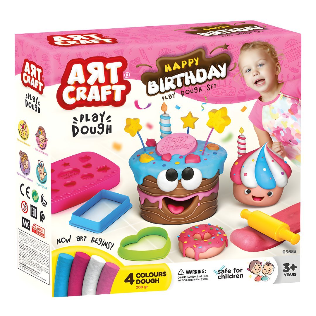 Art Craft Birthday Dough Set 200 gr