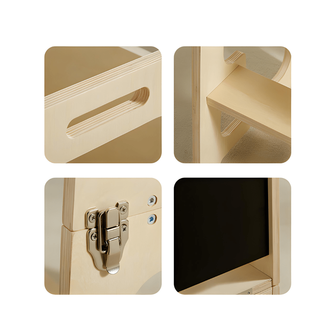 Children’s 2-in-1 Learning Tower with Drawing Board – Birch Wood – Beirut Lebanon