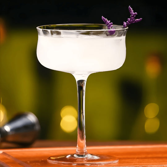 Premium Japanese-style 265ml martini glass with wide mouth, elegant goblet design for cocktails and champagne – Beirut Lebanon