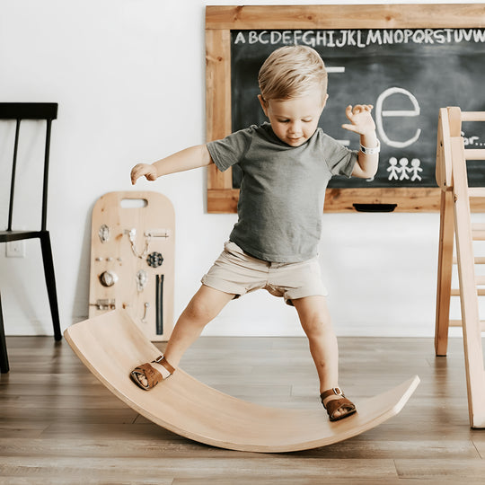 Curved Wooden multi-function Balance Board –European Household-Lebanon