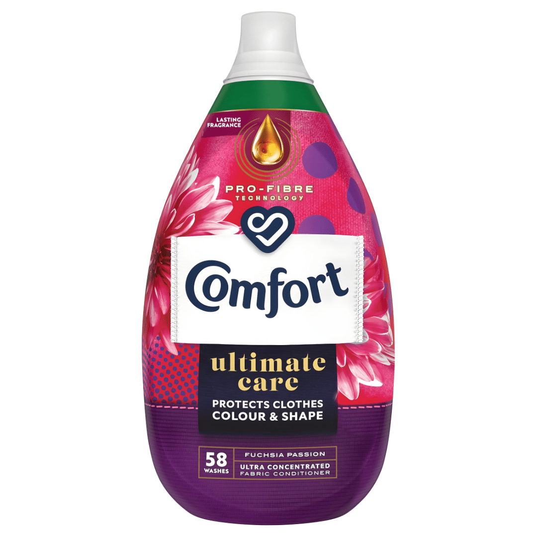 Comfort Ultimate Care Fabric Conditioner 870ml – 58 Washes (EU Made)