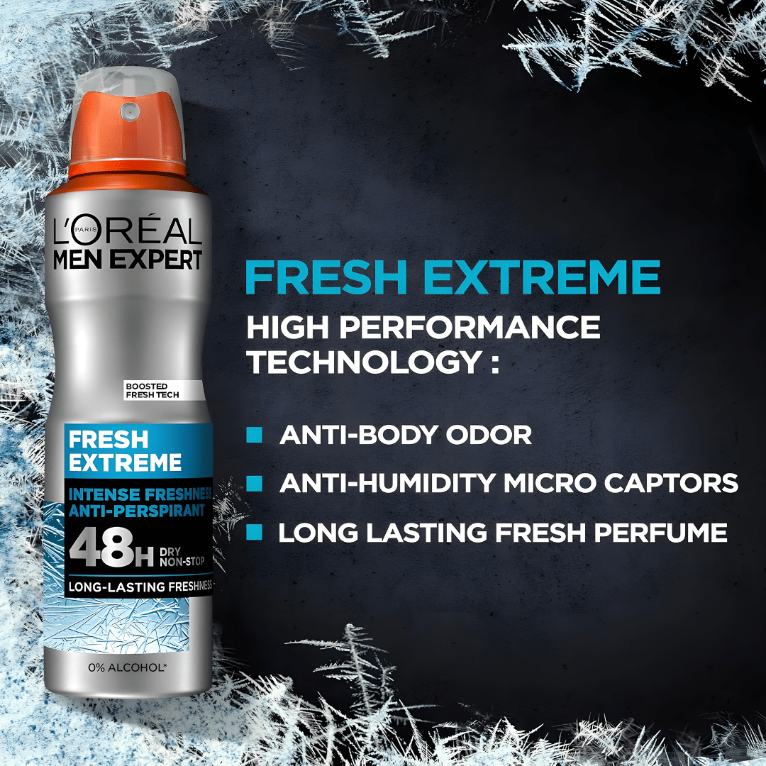 L’Oréal Men Expert Fresh Extreme Deodorant 48H – Beirut Lebanon
