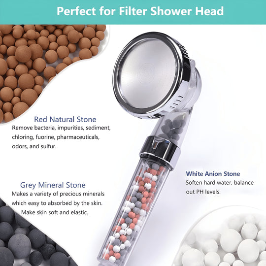 Ionic shower head filter beads mineral balls 50g