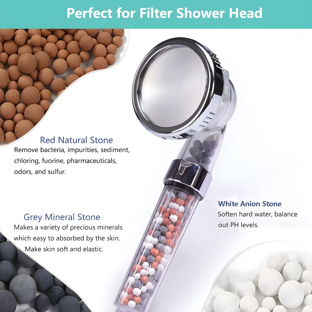 Ionic shower head filter beads mineral balls 50g