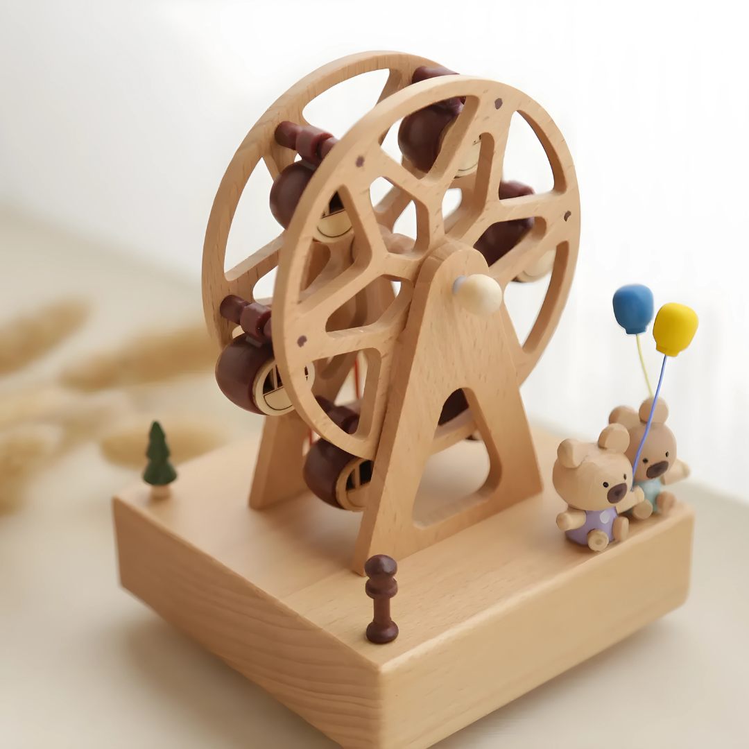Ferris Wheel Wooden Music Box