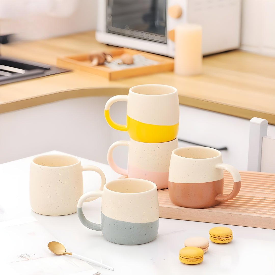 Speckled Ceramic Coffee Mug 400ML – Stylish & Durable
