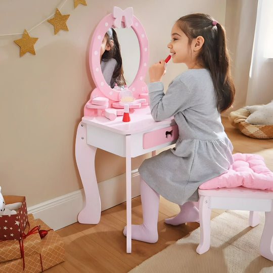 Playtive Junior Premium Children's Wooden Makeup Table | Lebanon