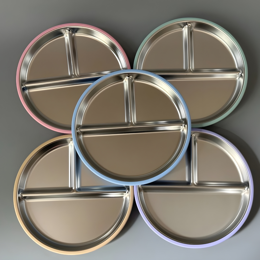 Stainless Steel Suction Plate for Babies