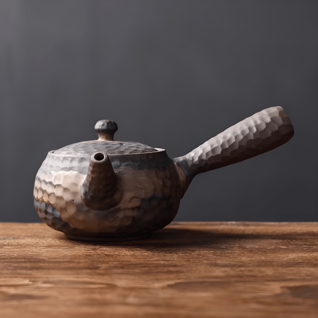 Premium aardewerk Japanse theepot met warme theepotkachel 260 ml
