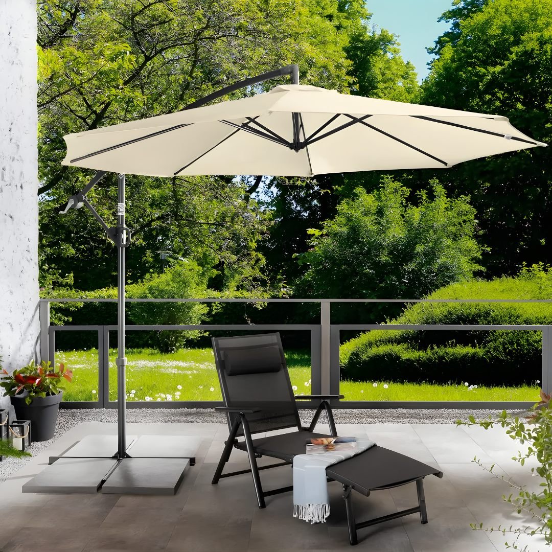 florabest patio umbrella Florabest Parasol Ø 300 X 258 CM