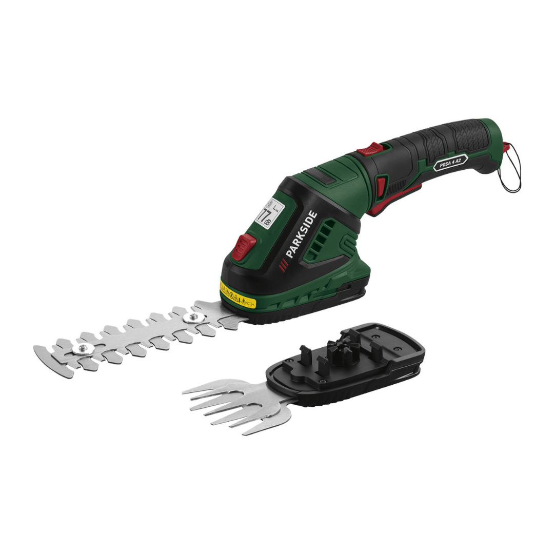Parkside snoerloze 2-in-1 grastrimmer/heggenschaar