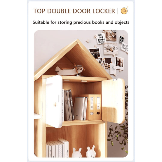 Boekenkast Houten Peuter Opbergkast